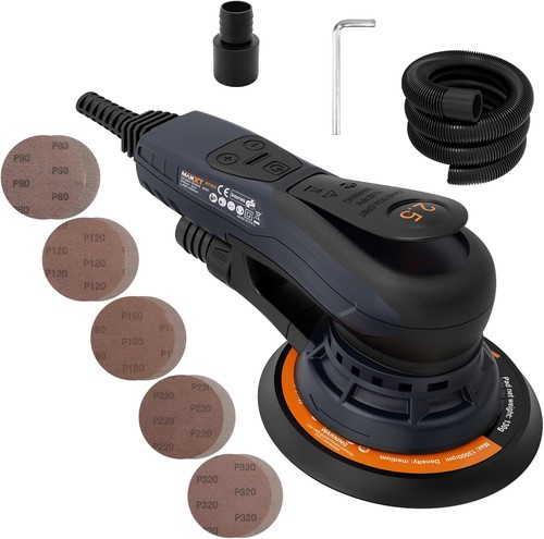 Electric 5mm random orbital - 2.5mm,