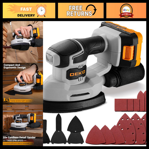 Cordless detail sander - detail,